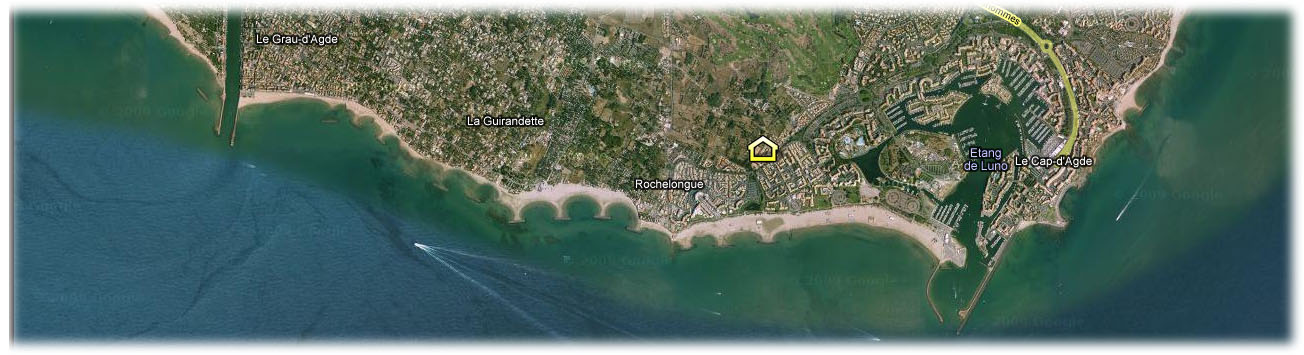 voir l emplacement de la résidence avec google map