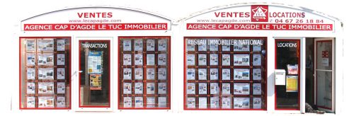 Agence immobilire vente biens immo Le Cap d'Agde - Le Tuc Immo
